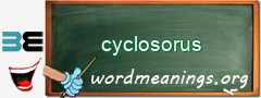 WordMeaning blackboard for cyclosorus